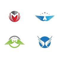 falcon logo template vector