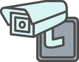 ícone de vetor de câmera de segurança