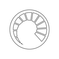 design de ilustração de estoque de ícone de botão vetor