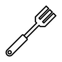 ícone de garfo, adequado para uma ampla gama de projetos criativos digitais. vetor