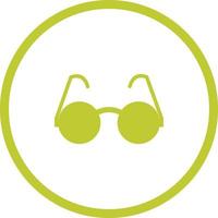 ícone de glifo vetorial exclusivo de óculos de sol vetor