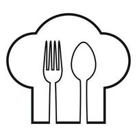 ilustração do logotipo do negócio de restaurante. vetor