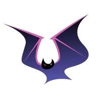 morcego para o feriado de halloween em estilo cartoon para impressão e design. ilustração vetorial. vetor
