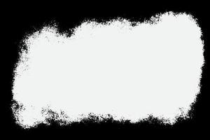 textura de vetor de quadro grunge isolada no fundo branco