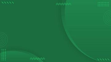 fundo de banner verde minimalista vetor