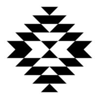 arte de padrão étnico geométrico. estilo americano, mexicano. ornamento tribal asteca de fundo. design para tecido, vestuário, têxtil, logotipo, símbolo. vetor