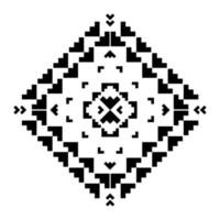 arte de padrão étnico geométrico. estilo americano, mexicano. ornamento tribal asteca de fundo. design para tecido, vestuário, têxtil, logotipo, símbolo. vetor