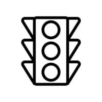 linha eletrônica de ícone de vetor de sinal de trânsito arquivo eps 10