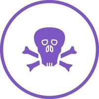 ícone de vetor de caveira pirata