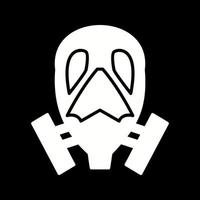 ícone de vetor de máscara de oxigênio