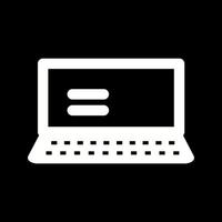 ícone de vetor de laptop