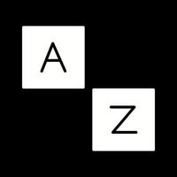ícone de vetor de alfabeto