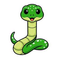 desenho de python de árvore verde bonito vetor