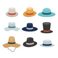 Coleção livre do vetor do chapéu do Panamá