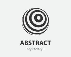 modelo de design de logotipo de vetor de esfera para negócios. Icone global.