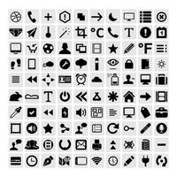 conjunto de design de vetores de ícones