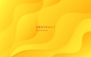 abstrato amarelo e laranja. composição de formas de gradiente. fundo de design moderno e elegante. ilustração vetorial 10 eps. vetor