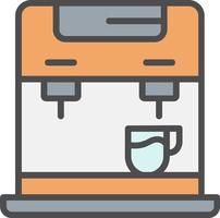 ícone de vetor de cafeteira