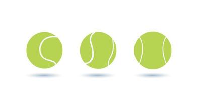 ilustração vetorial bola de tênis vetor