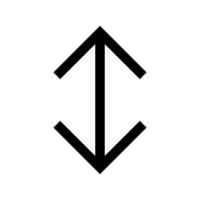 redimensione a linha do ícone isolada no fundo branco. ícone liso preto fino no estilo de contorno moderno. símbolo linear e traço editável. ilustração vetorial de traço perfeito simples e pixel vetor