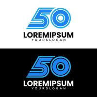 vetor de design de logotipo número 50