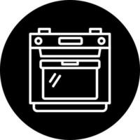 ícone de vetor de forno