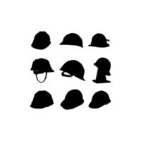 design de ilustração de trabalho de capacete de construção vetor