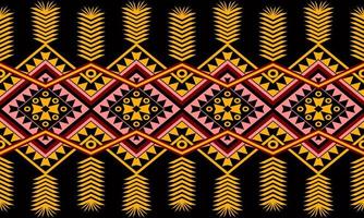 padrão de tecido geométrico para fundo tapete papel de parede envoltório de roupas tecido batik bordado ilustração vetor lindo