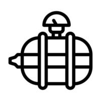 projeto do ícone do tanque de expansão vetor