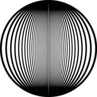 conjunto de logotipo espiral circular de meio-tom. circular pontilhada isolada no fundo branco. design de tecido de meio-tom. textura de pontos de círculo de meio-tom. elemento de design vetorial para vários fins. vetor