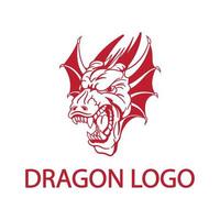 ilustração do ícone do dragão do vetor