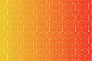 padrão com elementos geométricos, tons gradientes de amarelo a laranja, fundo abstrato, padrão vetorial para design vetor