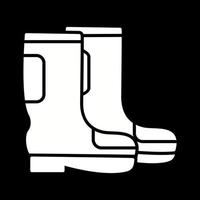 ícone de vetor de botas de chuva