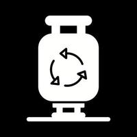 ícone de vetor de cilindro de gás