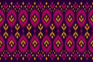 tapete étnico ikat arte padrão. sem costura padrão geométrico étnico ikat em tribal. estilo mexicano. vetor