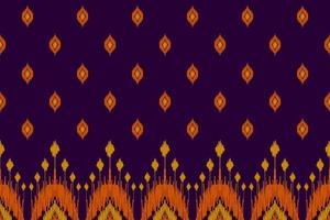 arte de padrão tribal étnica bonita. padrão sem emenda de ikat étnico. estilo americano e mexicano. vetor