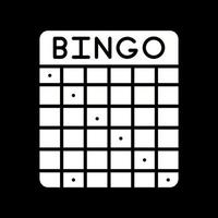 ícone de vetor de bingo