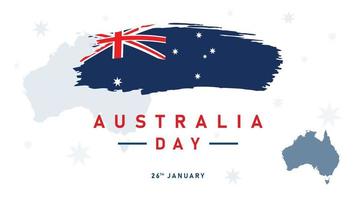 feliz dia da austrália - cartaz do dia da independência. 26 de janeiro. dia australiano. ilustração de design de vetor de dia de austrália memorial. fundo do dia australiano. modelo de design do dia australiano