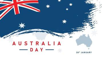 feliz dia da austrália - cartaz do dia da independência. 26 de janeiro. dia australiano. ilustração de design de vetor de dia de austrália memorial. fundo do dia australiano. modelo de design do dia australiano