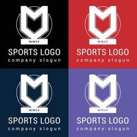 vou criar um logotipo esportivo exclusivo para futebol, futebol, e-sports. vetor