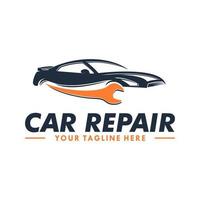 inspiração de modelo de design de logotipo de reparo de carro vetor