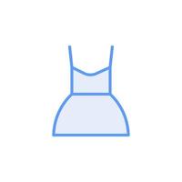 vetor de vestido de mulher para apresentação do ícone do símbolo do site