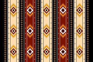 design tradicional geométrico étnico oriental sem costura padrão para fundo, tapete, papel de parede, roupas, embrulho, batik, tecido, vetor, ilustração, estilo bordado. vetor