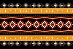 design tradicional geométrico étnico oriental sem costura padrão para fundo, tapete, papel de parede, roupas, embrulho, batik, tecido, vetor, ilustração, estilo bordado. vetor