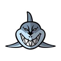 vetor de design de ilustração de tubarão