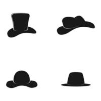 vetor de logotipo de chapéu