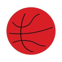 logotipo da bola de basquete vetor