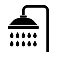 vetor de ícone de chuveiro