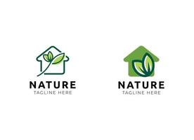 modelo de design de logotipo da natureza vetor