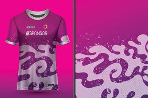 design de camisa esportiva para sublimação vetor